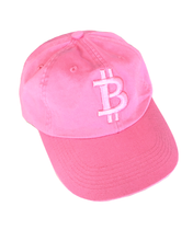 Load image into Gallery viewer, Bitcoin Unstructured Casual Baseball Cap (3 Logo Color Options)
